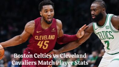 Boston Celtics vs Cleveland Cavaliers Match Player Stats