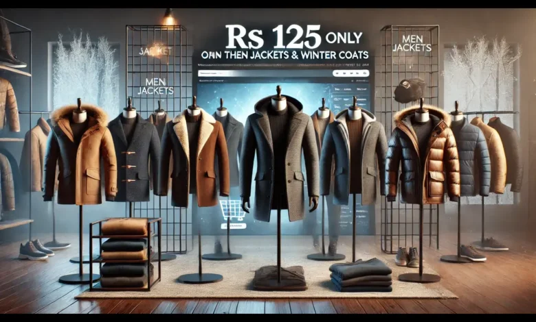 RS 125 Only on TheSpark Shop Men Jackets – The Ultimate Budget-Friendly Fashion Choice for Men