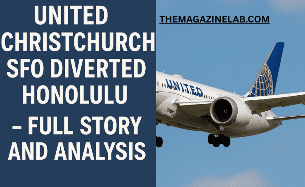 United Christchurch SFO Diverted Honolulu